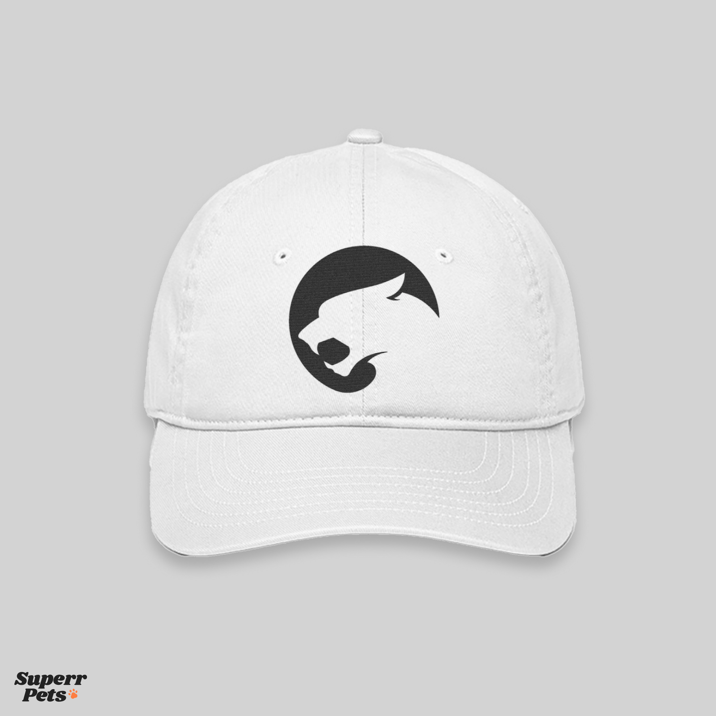 Superr Pets Baseball Cap Baseball Cap / White Wild Cat | Baseball Cap