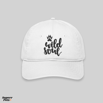 Superr Pets Baseball Cap Baseball Cap / White Wild Soul | Baseball Cap