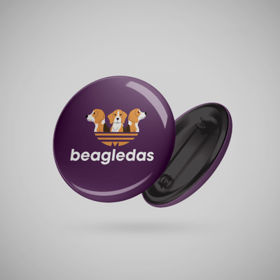 Superr Pets Button Badge 44 MM Beagledas | Button Badge