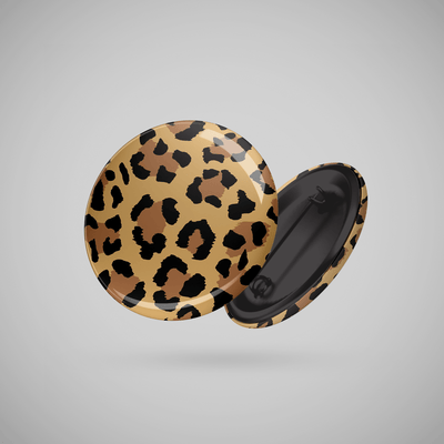 Superr Pets Button Badge 44 MM Cheetah Print | Button Badge