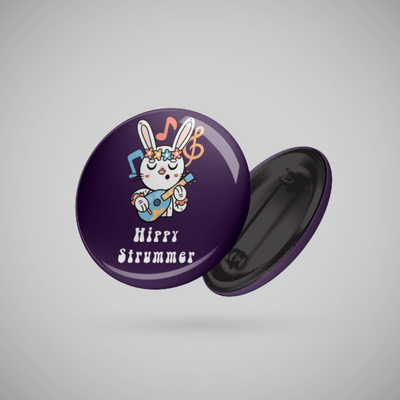 Superr Pets Button Badge 44 MM Hippy Strummer | Button Badge