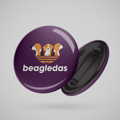 Superr Pets Button Badge 58 MM Beagledas | Button Badge