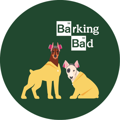 Superr Pets Button Badge Barking Bad | Button Badge