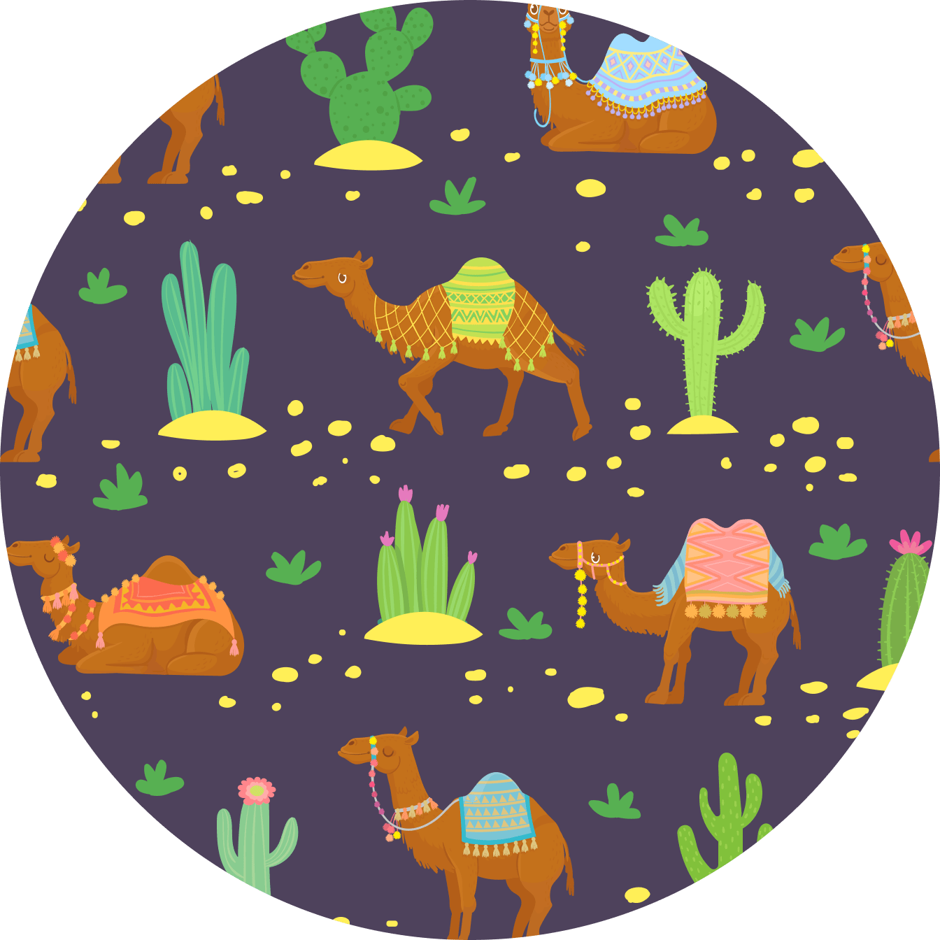 Superr Pets Button Badge Desert Oasis | Button Badge