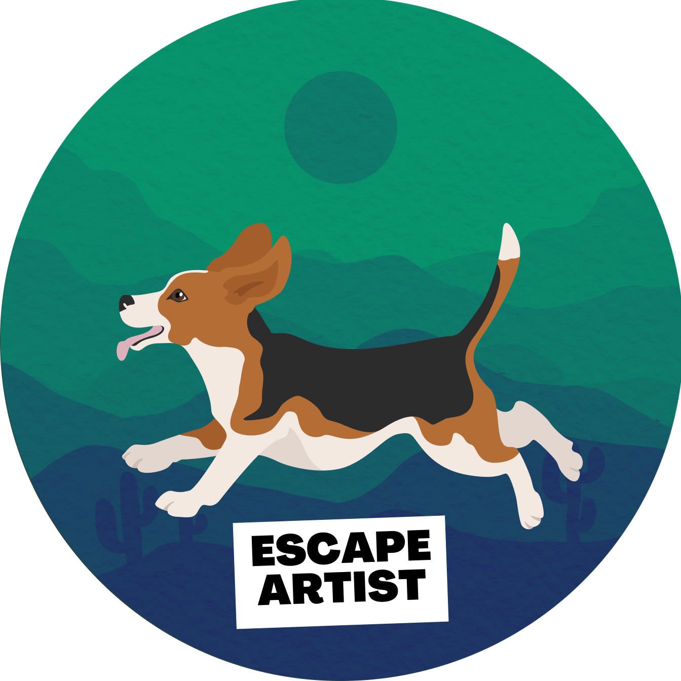 Superr Pets Button Badge Escape Artist | Button Badge