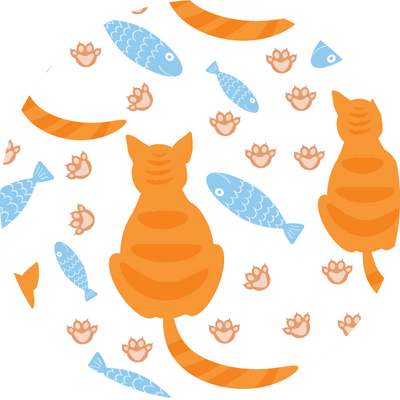 Superr Pets Button Badge Feline & Fin | Button Badge