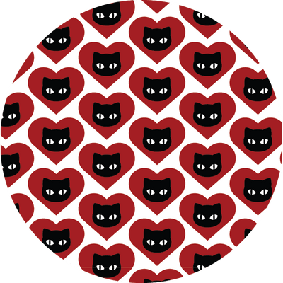Superr Pets Button Badge Loveable Feline | Button Badge