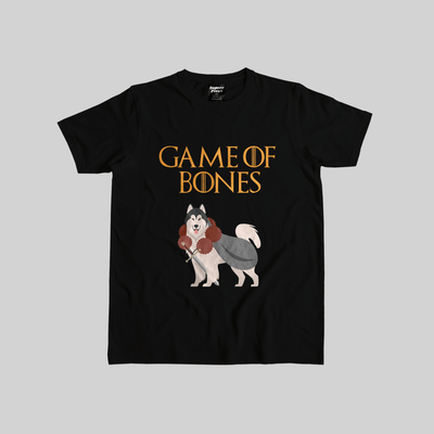Superr Pets Casual T-Shirt Casual T-Shirt / Black / S Game Of Bones | Casual T-Shirt