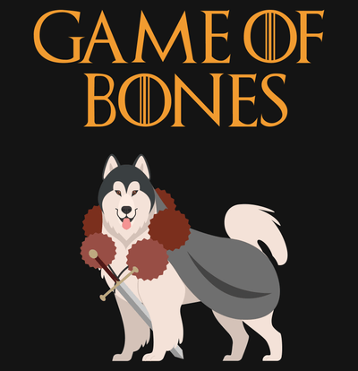 Superr Pets Casual T-Shirt Game Of Bones | Casual T-Shirt