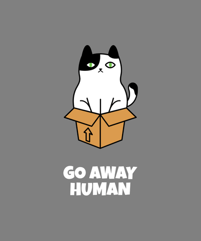 Superr Pets Casual T-Shirt Go Away Human | Casual T-Shirt