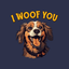 Superr Pets Casual T-Shirt I Woof You | Casual T-Shirt | Superr Real Edition