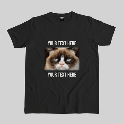 Superr Pets Casual T-Shirt Pet Meme Casual T-Shirt / Black / S Cat Meme 3 | Pet Meme Casual T-Shirt
