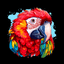 Superr Pets Casual T-Shirt Scarlet Macaw | Casual T-Shirt | Superr Real Edition