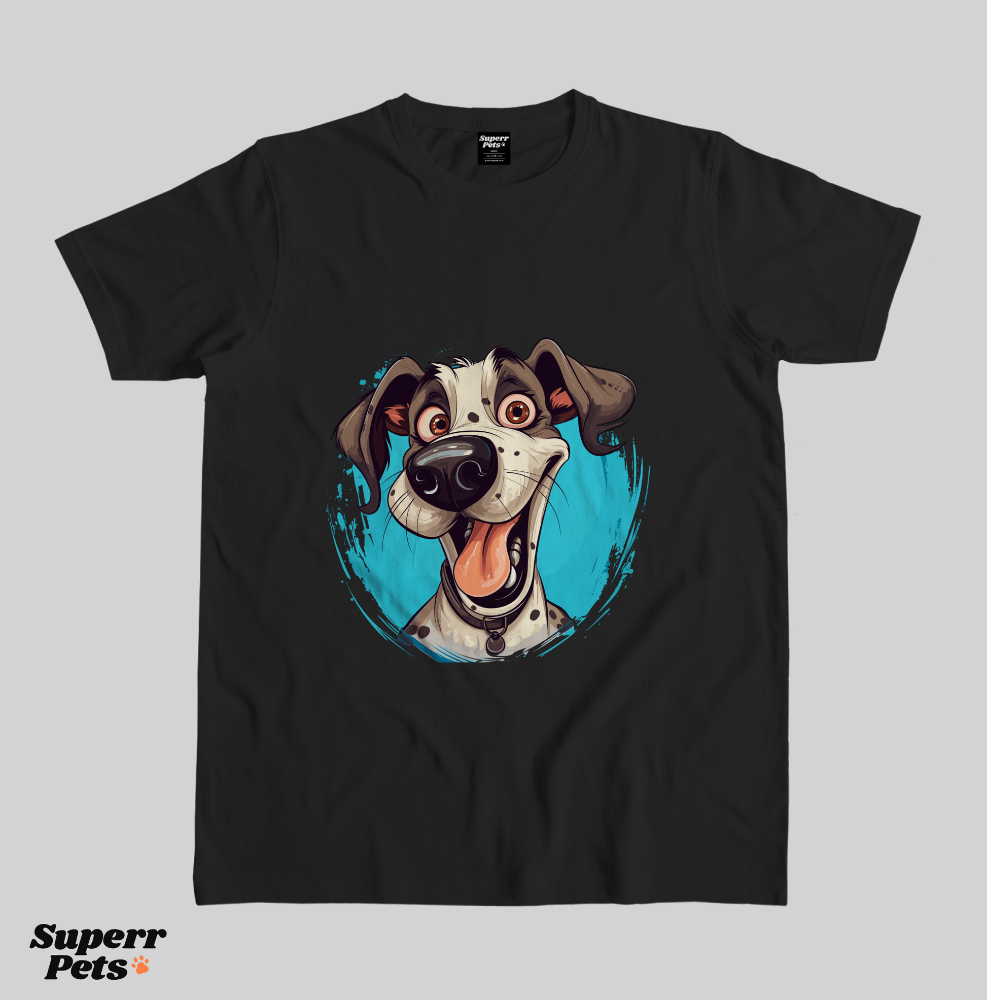 Superr Pets Casual T-Shirt Superr Real Edition / Black / S Eager Einstein | Casual T-Shirt | Superr Real Edition