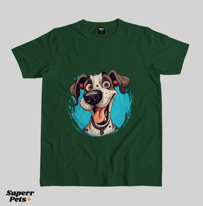 Superr Pets Casual T-Shirt Superr Real Edition / Bottle Green / S Eager Einstein | Casual T-Shirt | Superr Real Edition