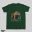 Superr Pets Casual T-Shirt Superr Real Edition / Bottle Green / S Tiger | Casual T-Shirt | Superr Real Edition