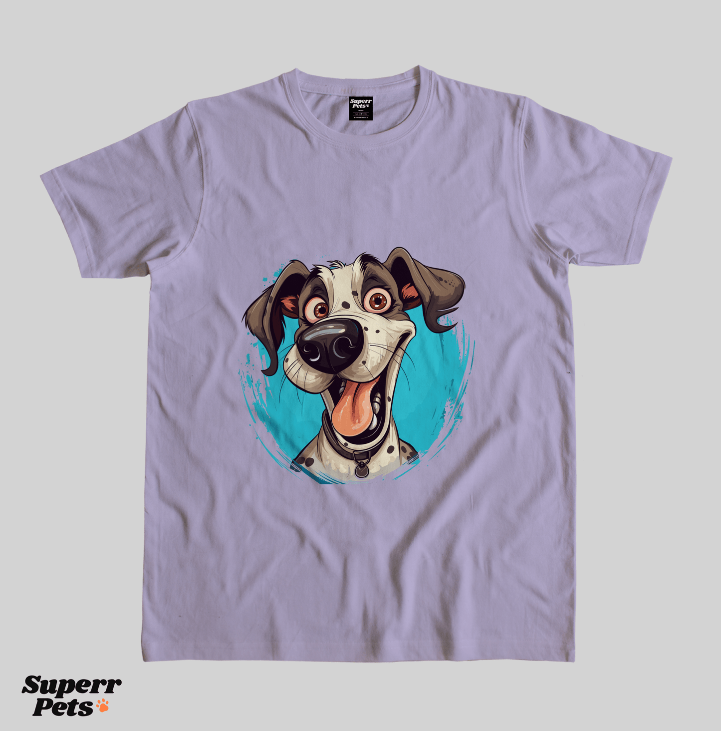 Superr Pets Casual T-Shirt Superr Real Edition / Lavender / S Eager Einstein | Casual T-Shirt | Superr Real Edition