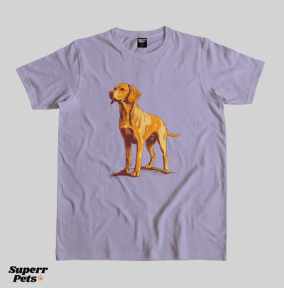 Superr Pets Casual T-Shirt Superr Real Edition / Lavender / S Indian Dog Breed | Casual T-Shirt | Superr Real Edition