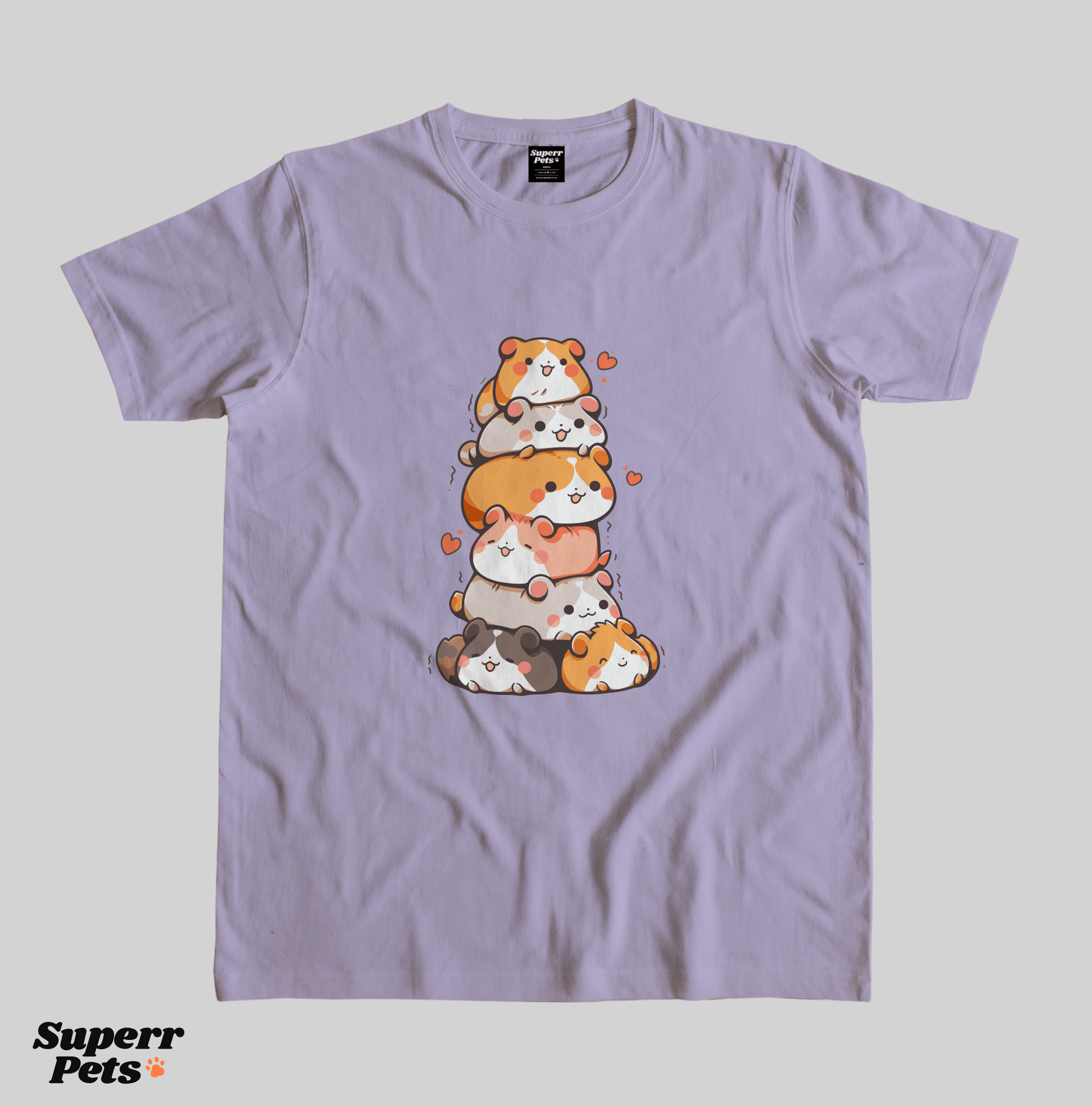 Superr Pets Casual T-Shirt Superr Real Edition / Lavender / S Mini Mob | Casual T-Shirt | Superr Real Edition