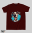 Superr Pets Casual T-Shirt Superr Real Edition / Maroon / S Eager Einstein | Casual T-Shirt | Superr Real Edition