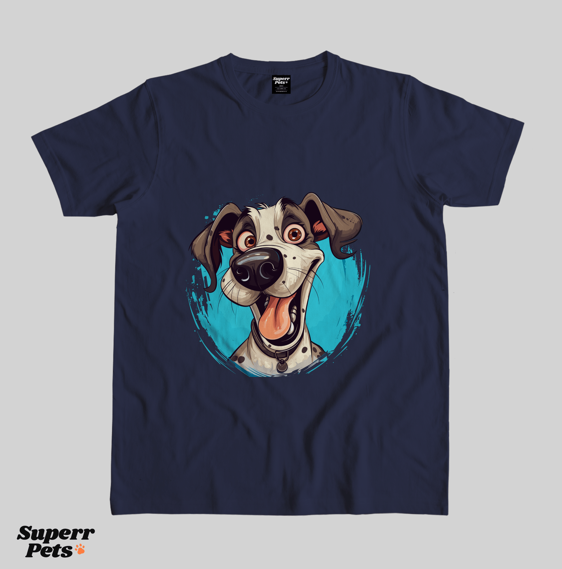 Superr Pets Casual T-Shirt Superr Real Edition / Navy Blue / S Eager Einstein | Casual T-Shirt | Superr Real Edition