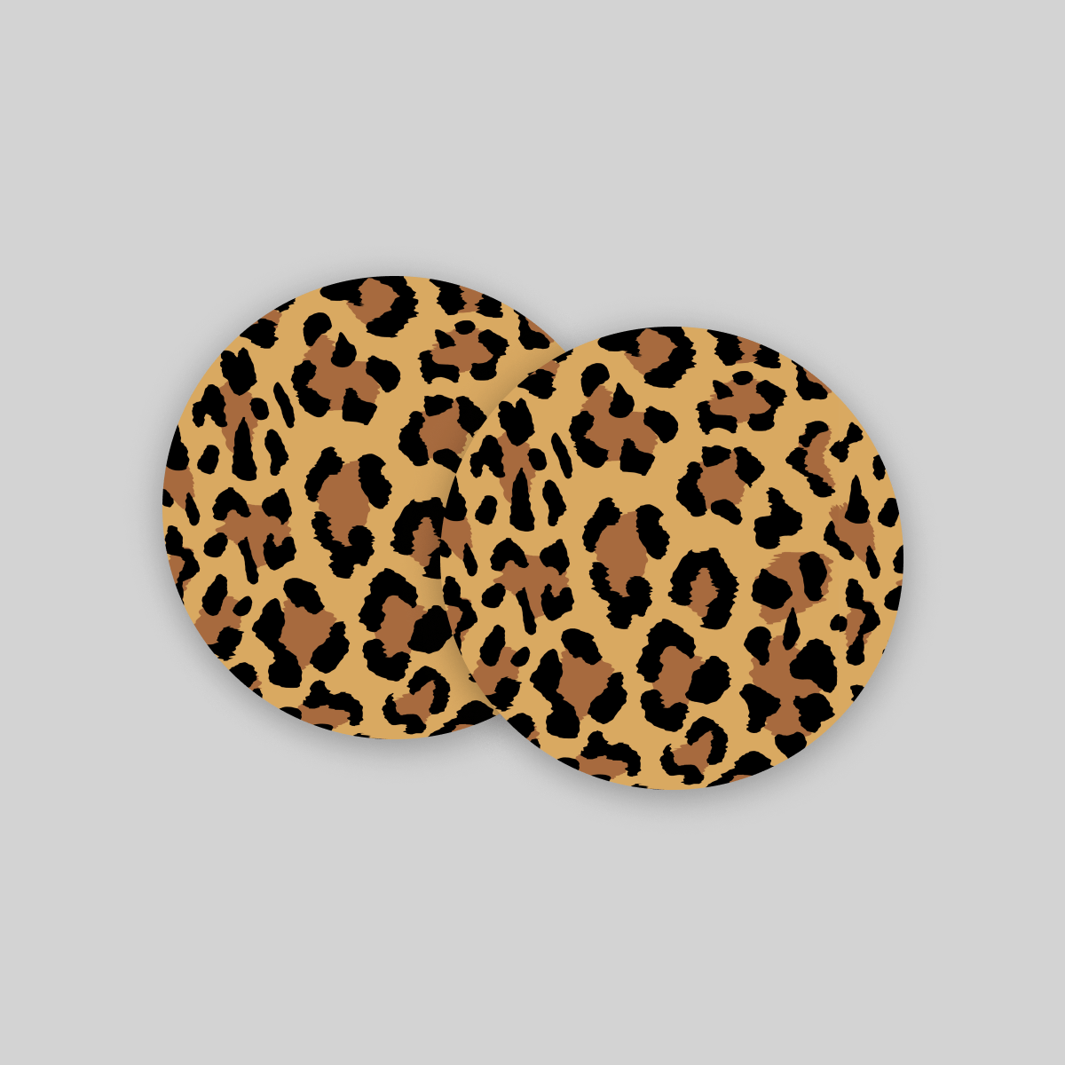 Cheetah Print Coasters