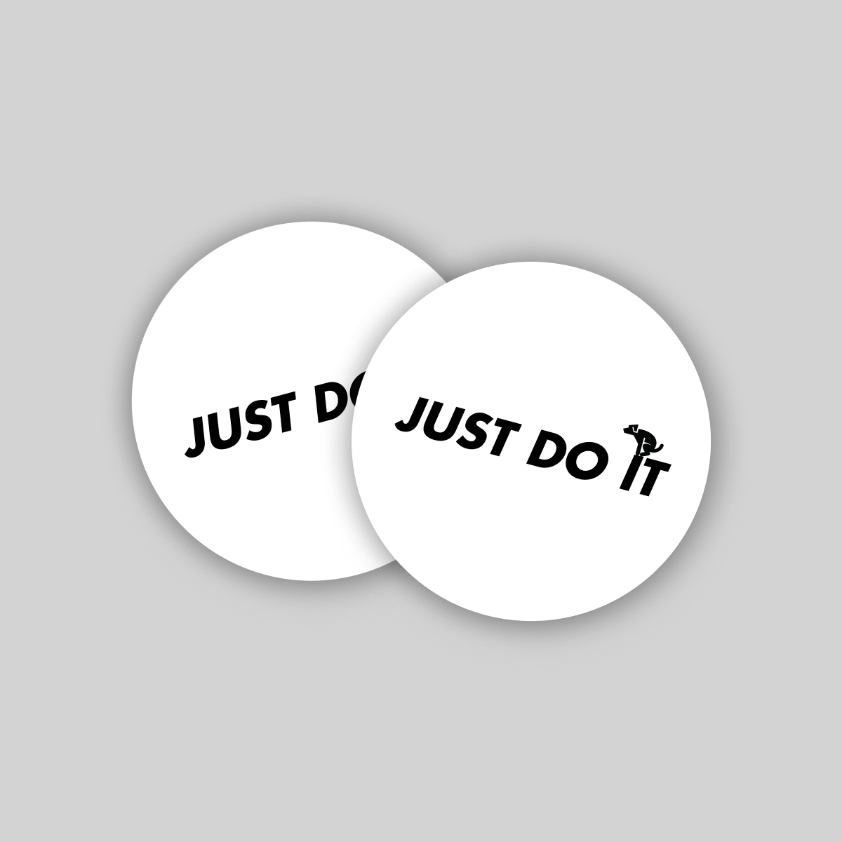 Superr Pets Coaster Circle / Set Of 2 Just Do It | Coasters