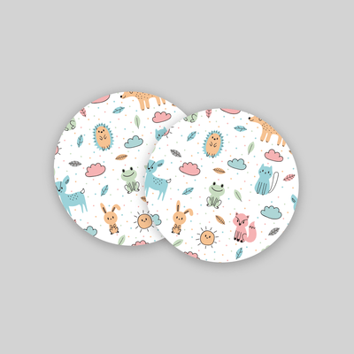 Superr Pets Coaster Circle / Set Of 2 Pet-tacular | Coasters