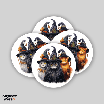 Superr Pets Coaster Circle / Set Of 4 The Three Witches | Coasters