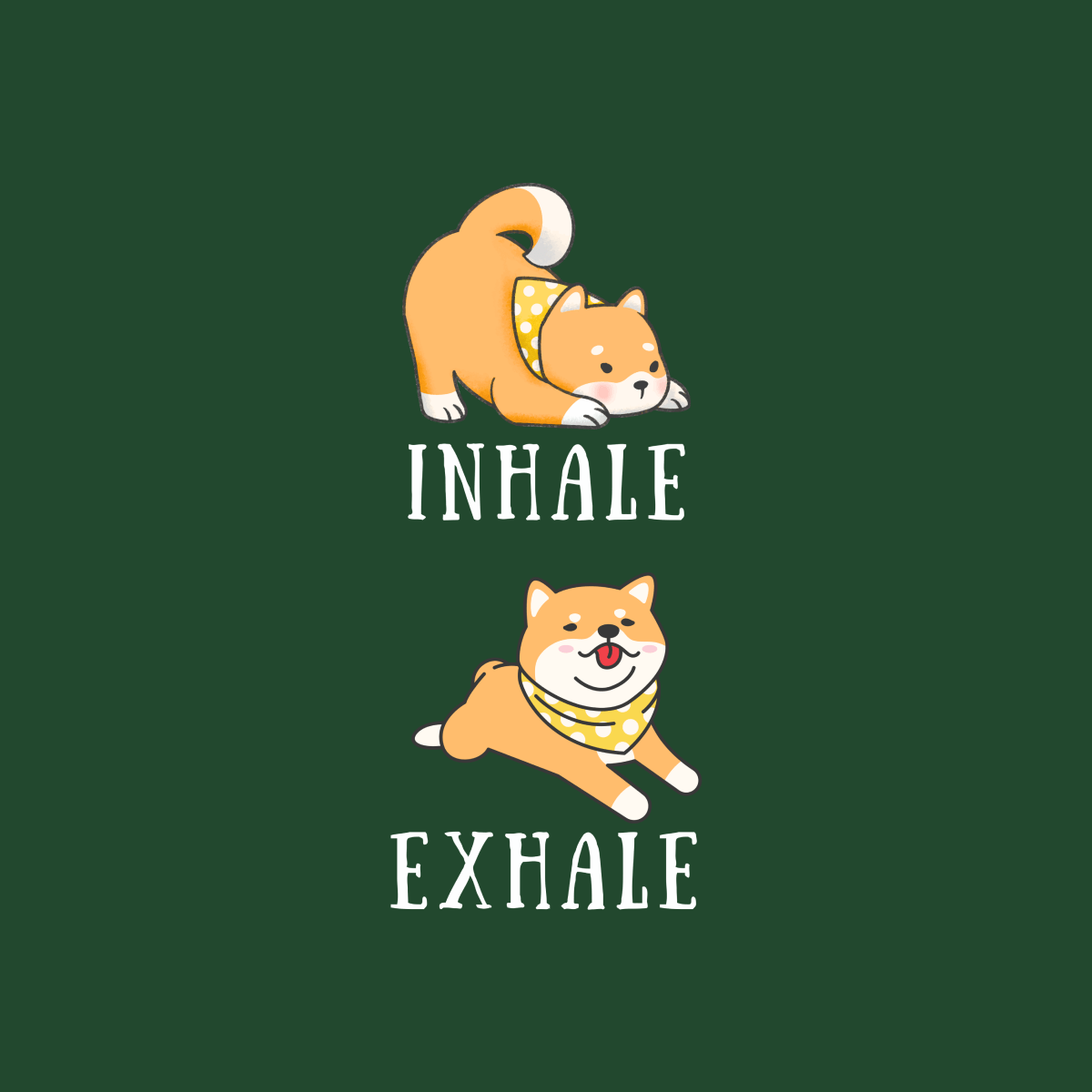 Superr Pets Coaster Inhale Exhale | Coasters