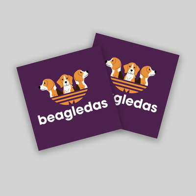 Superr Pets Coaster Square / Set Of 2 Beagledas | Coasters
