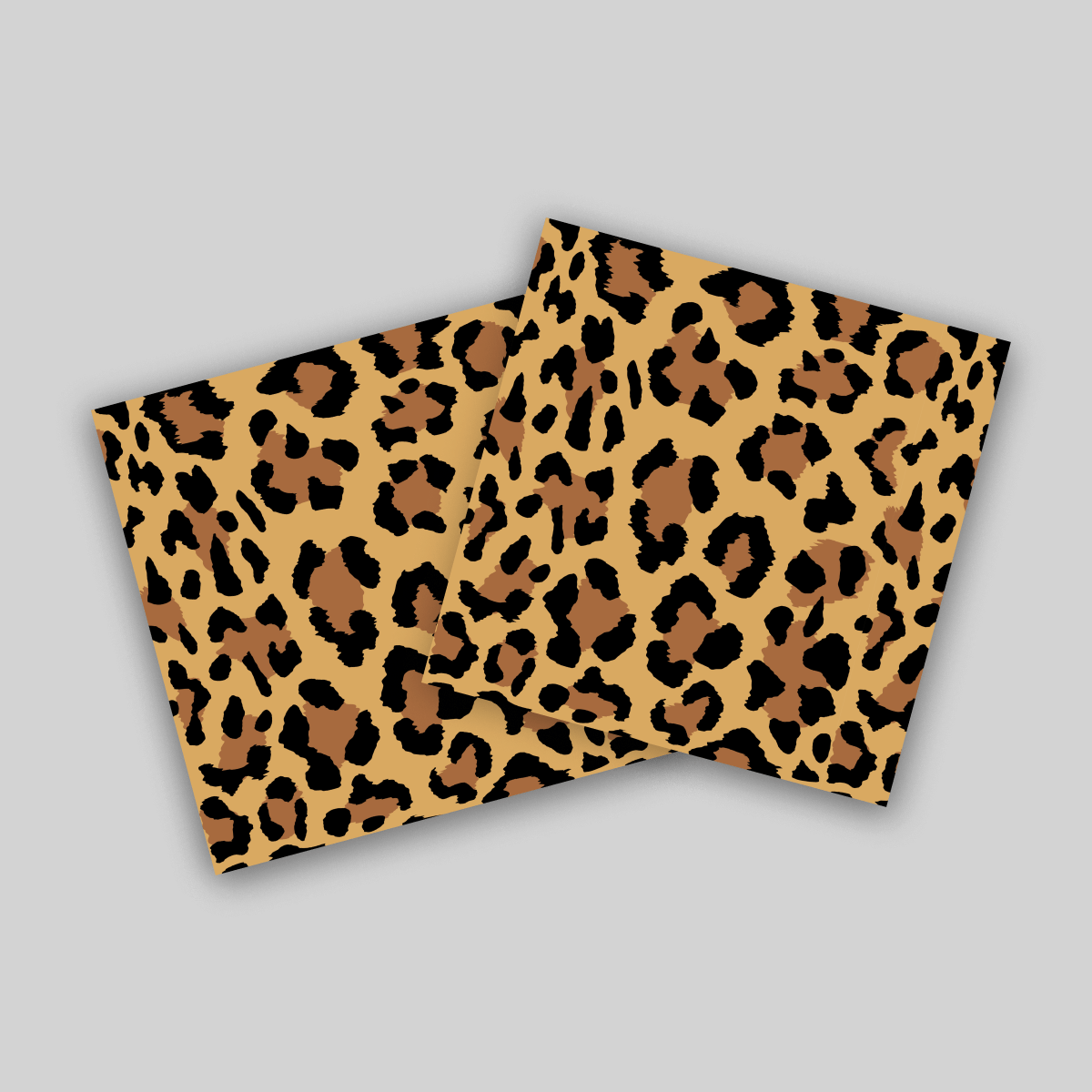 Superr Pets Coaster Square / Set Of 2 Cheetah Print | Coasters