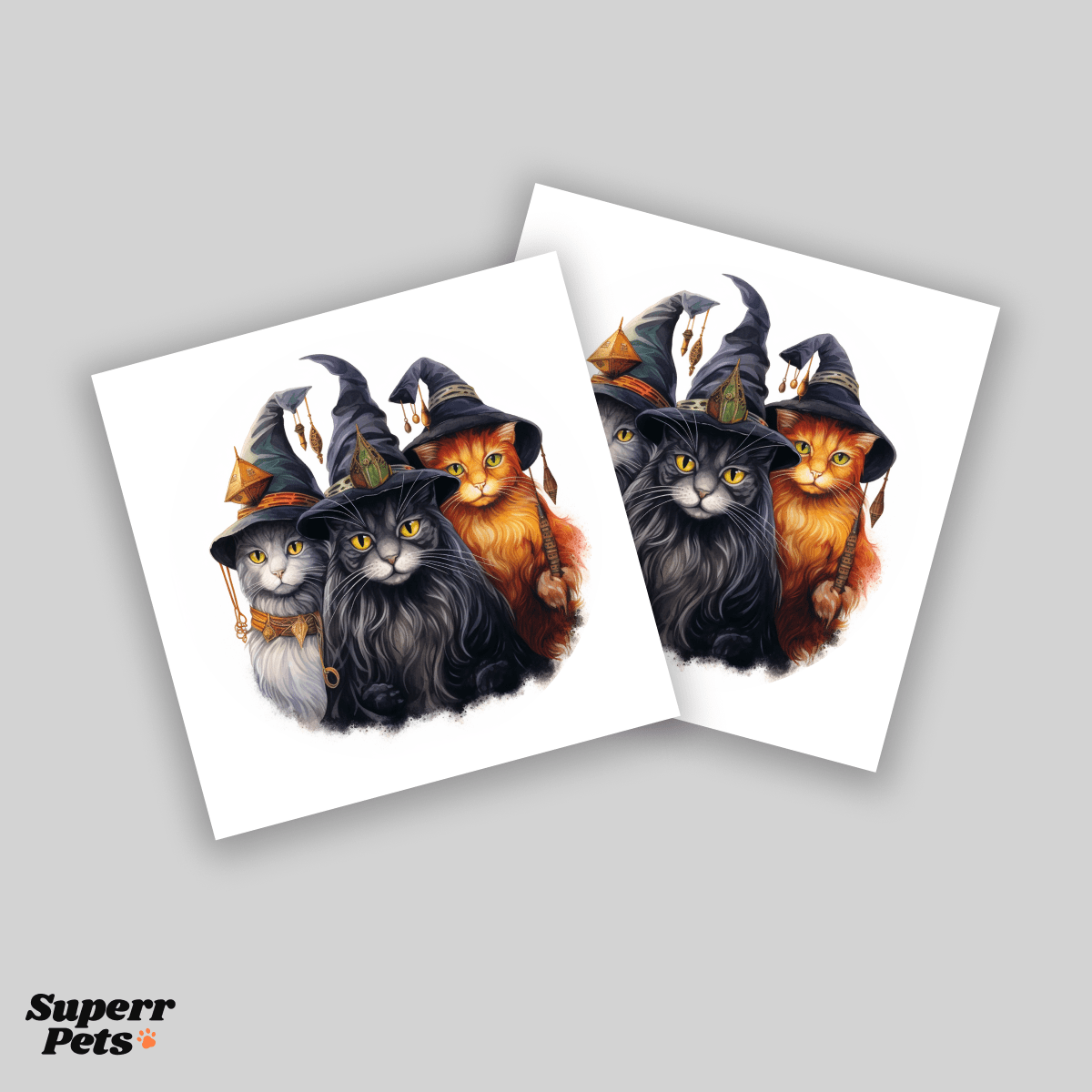 Superr Pets Coaster Square / Set Of 2 The Three Witches | Coasters