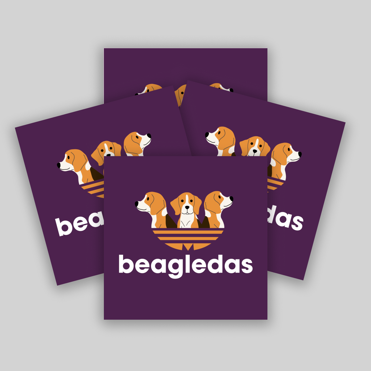 Superr Pets Coaster Square / Set Of 4 Beagledas | Coasters