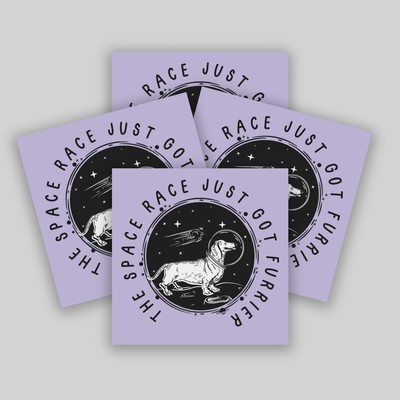 Superr Pets Coaster Square / Set Of 4 The Space Race | Coasters