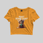 Superr Pets Crop Top Crop Top / Golden Yellow / S Want Some Tea | Crop Top