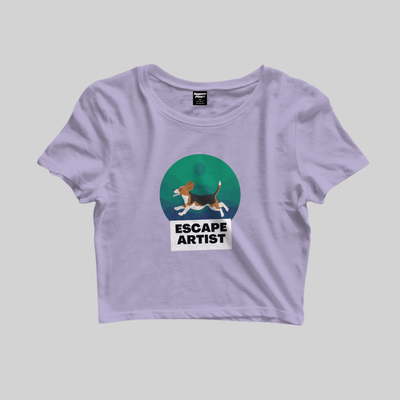 Superr Pets Crop Top Crop Top / Lavender / S Escape Artist | Crop Top