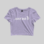 Superr Pets Crop Top Crop Top / Lavender / S Just Do It | Crop Top