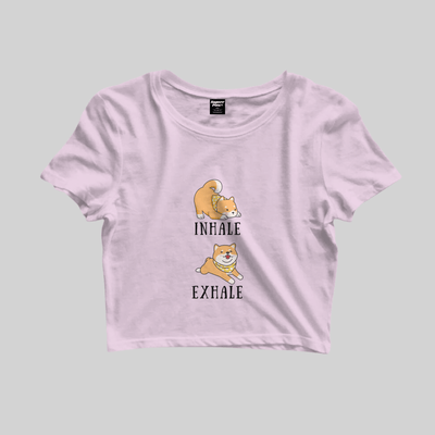 Superr Pets Crop Top Crop Top / Light Baby Pink / S Zen Pup | Crop Top