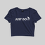 Superr Pets Crop Top Crop Top / Navy Blue / S Just Do It | Crop Top