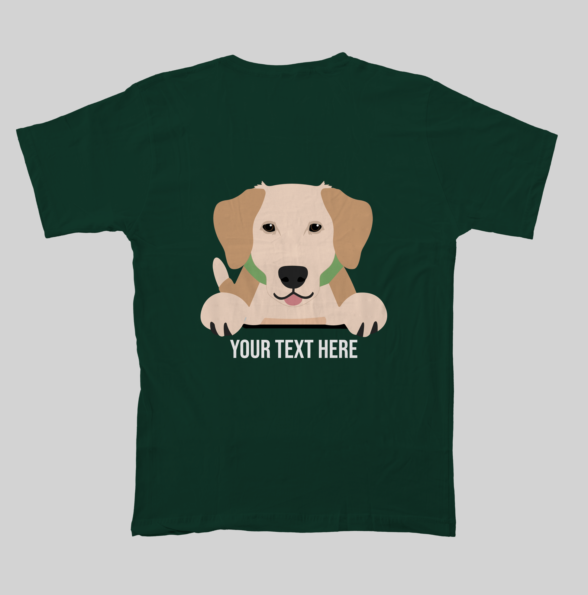 Superr Pets Custom Breed Name T-Shirt Custom Labrador Breed T-Shirt