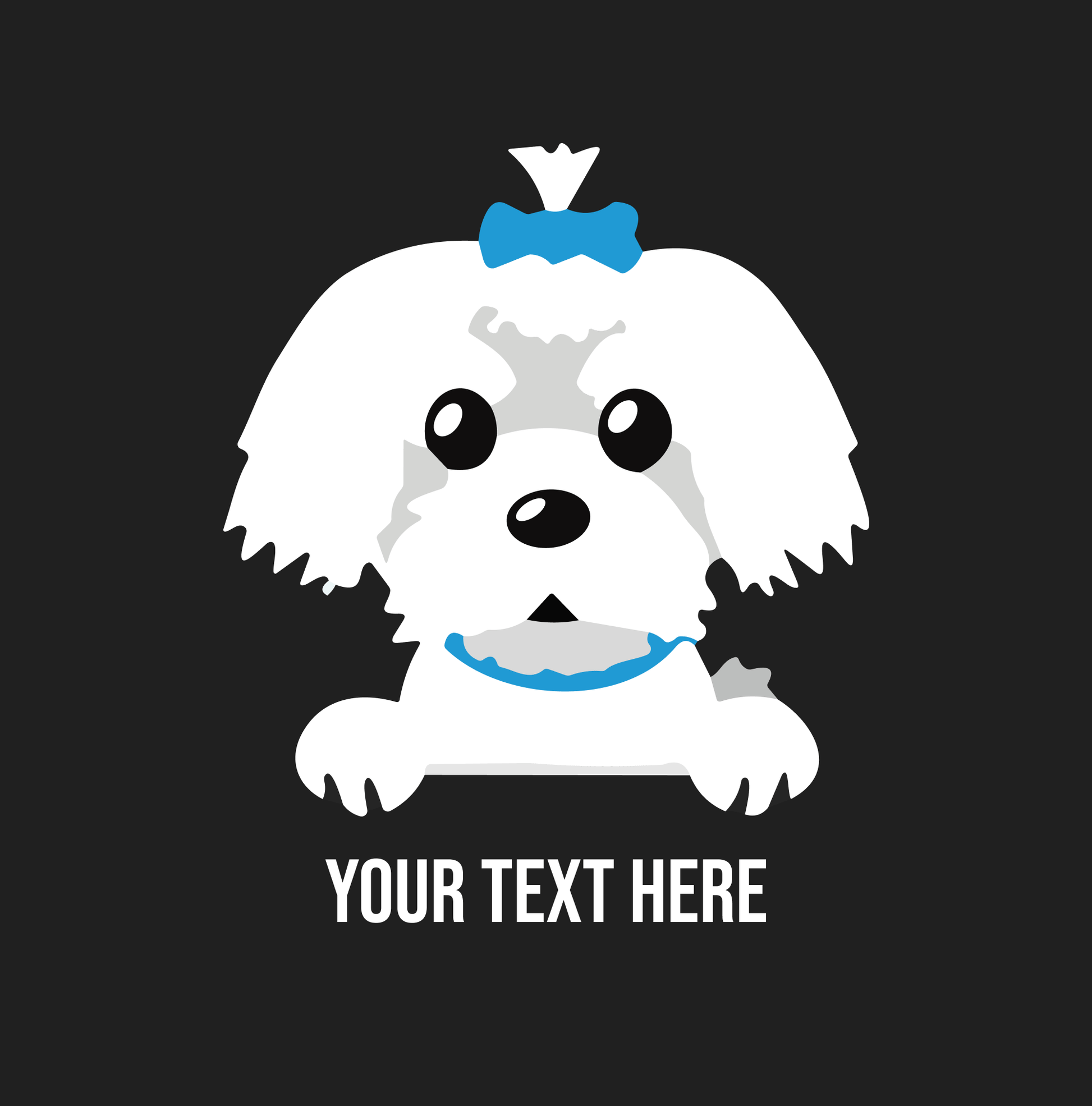 Superr Pets Custom Breed Name T-Shirt Custom Maltese Breed T-Shirt