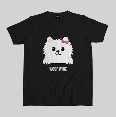 Superr Pets Custom Breed Name T-Shirt Custom Pomeranian Breed T-Shirt