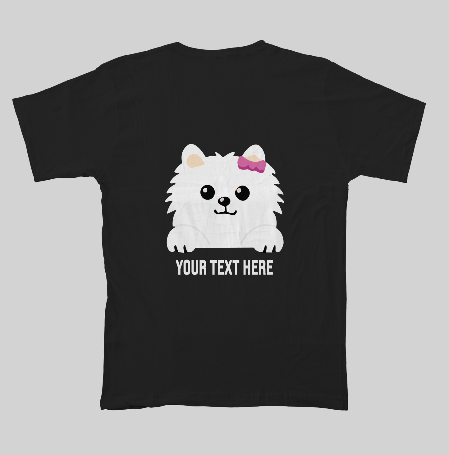 Superr Pets Custom Breed Name T-Shirt Custom Pomeranian Breed T-Shirt