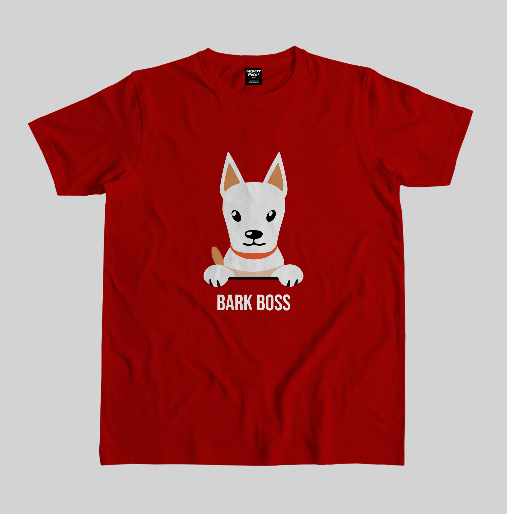 Superr Pets Custom Breed Name T-Shirt T-Shirt / Red / S Custom Indie 04 Breed T-Shirt