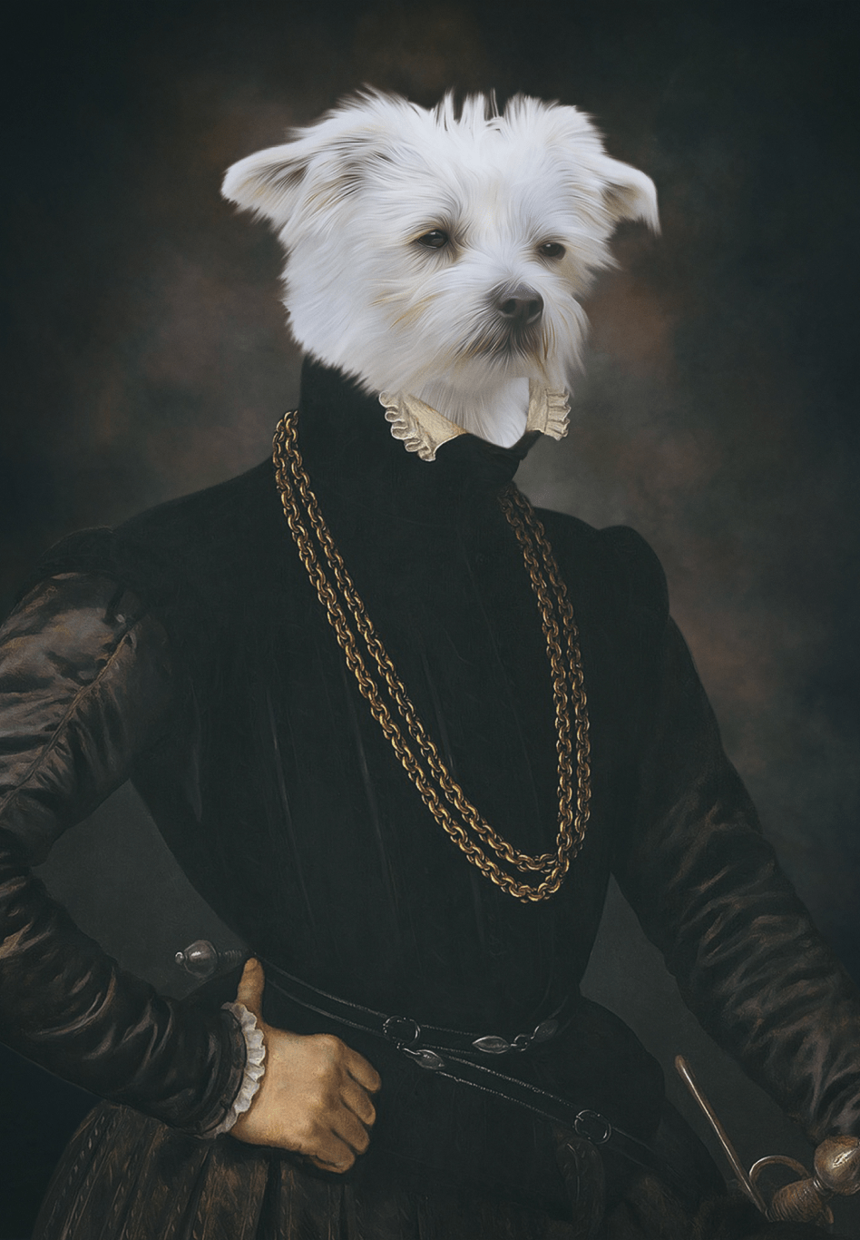 Superr Pets Custom Pet Portraits The Playful Prince | Custom Pet Portraits