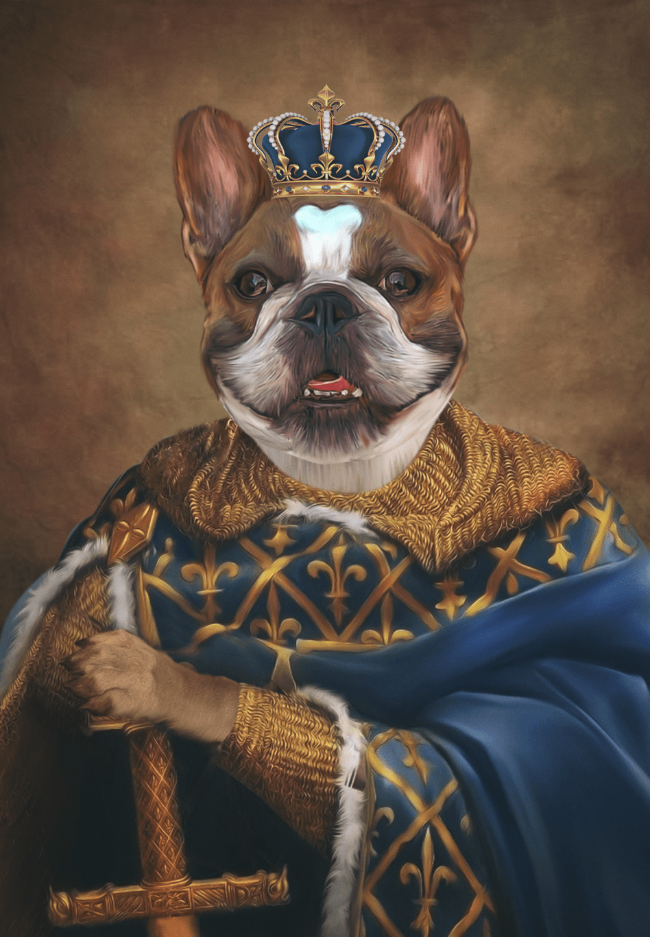 Superr Pets Custom Pet Portraits The Ruler | Custom Pet Portraits