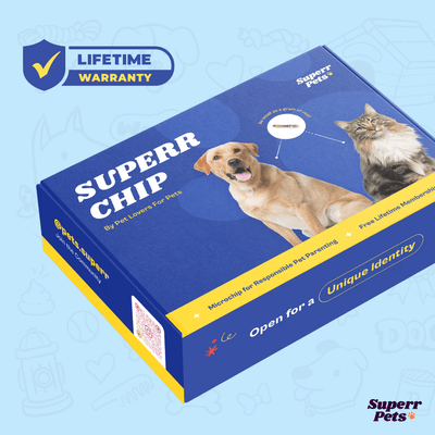 Superr Pets For Dog Superr Chip | Pet Microchip ISO Certified
