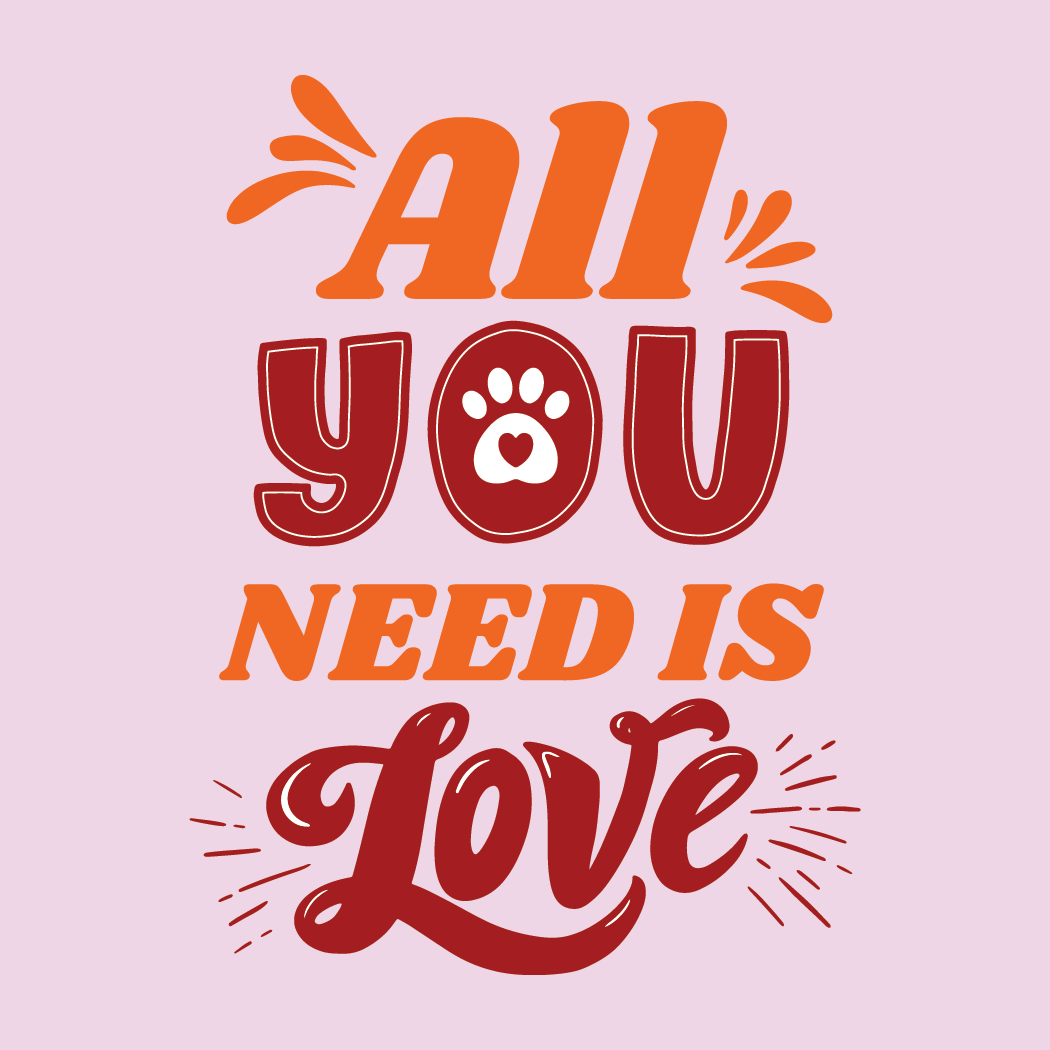 Superr Pets Fridge Magnet All You Need Is Love | Fridge Magnet