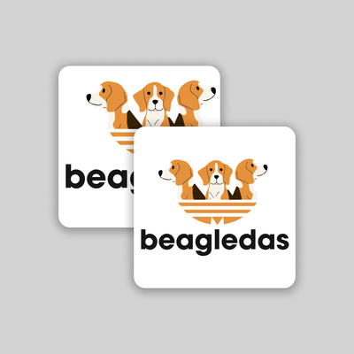 Superr Pets Fridge Magnet Set Of 2 Beagledas | Fridge Magnet